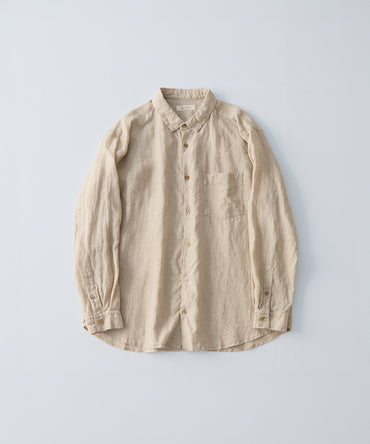 CONFECT / 60リネン レギュラーカラーシャツ