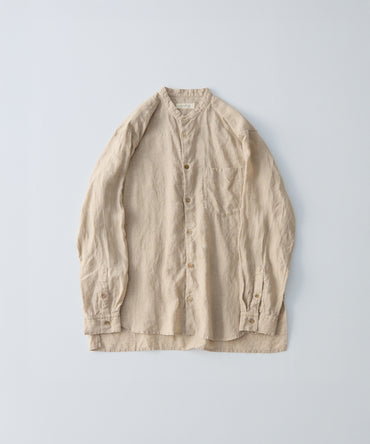 CONFECT / 60リネン バンドカラーシャツ