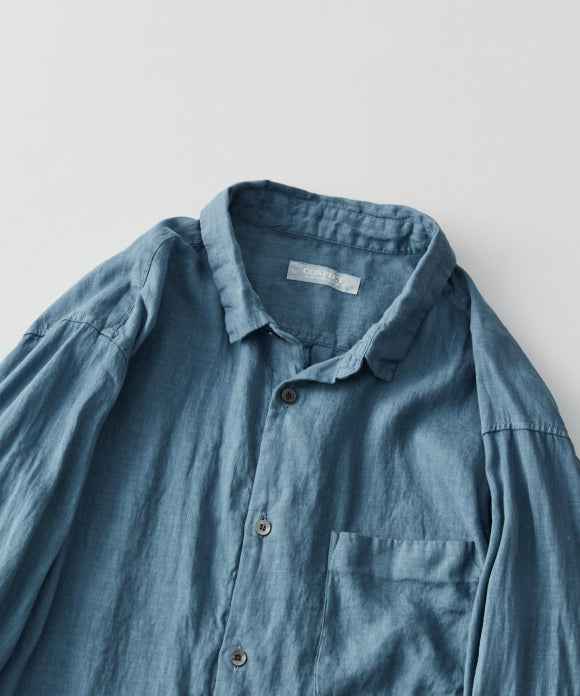 CONFECT / 60リネン レギュラーカラーシャツ