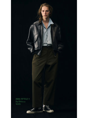 A.PRESSE 26SS Leather CWU-45 Flight Jacket