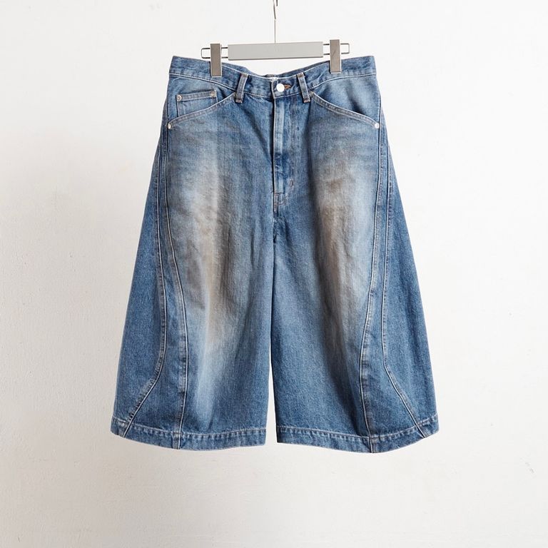 NVRFRGT 25SS 3D Twisted Jorts