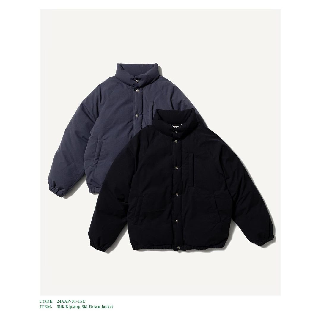 A.PRESSE 24AW Silk Ripstop Ski Down Jacket – Vintage Concept Store