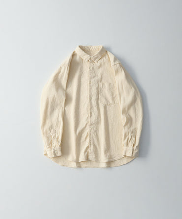 CONFECT / コットンリネンツイル レギュラーカラーシャツ