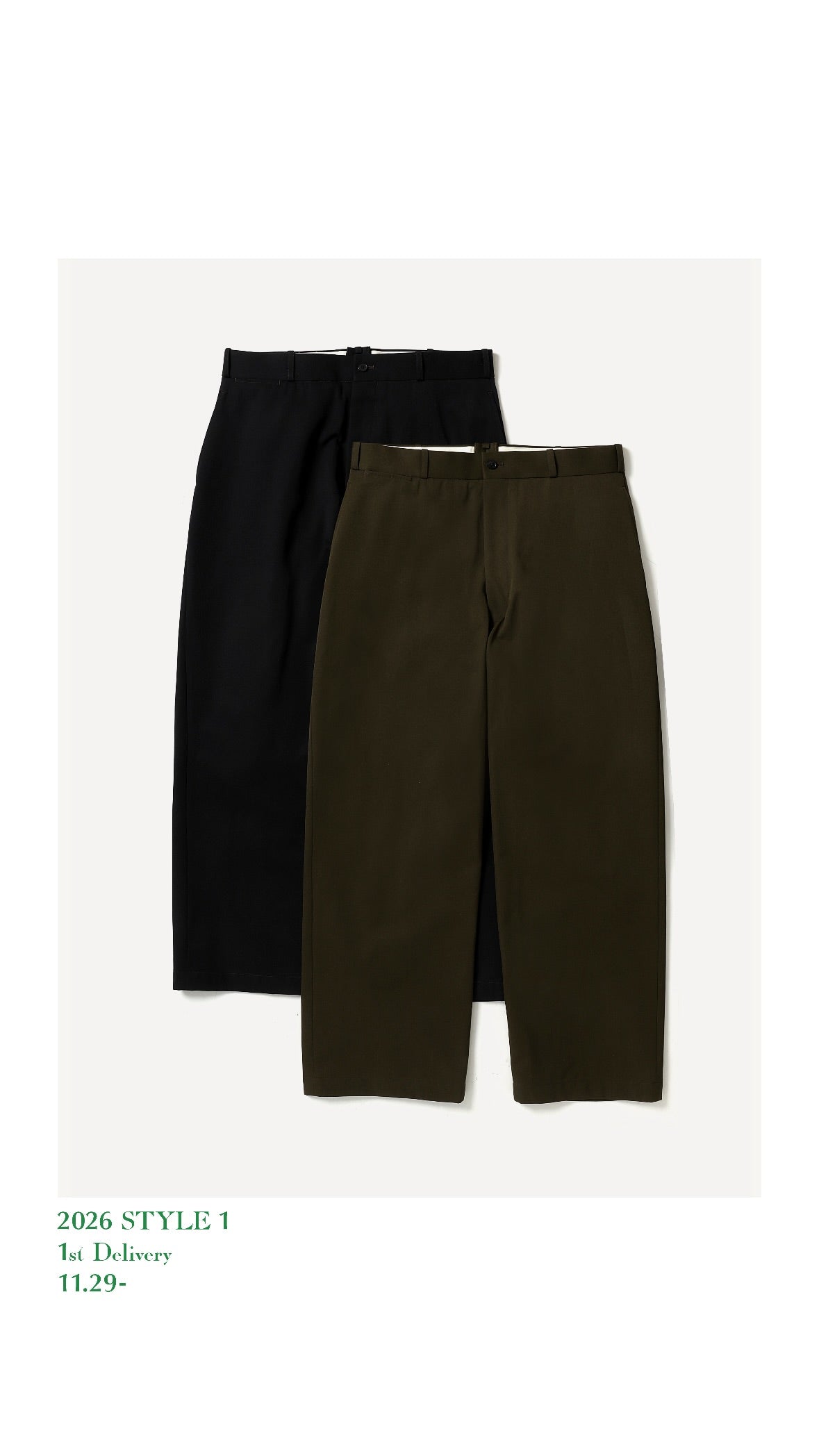 アプレッセ　26ss Vintage Work Pants 2 A.PRESSE | WOOL COTTON WW2 WORK PANTS