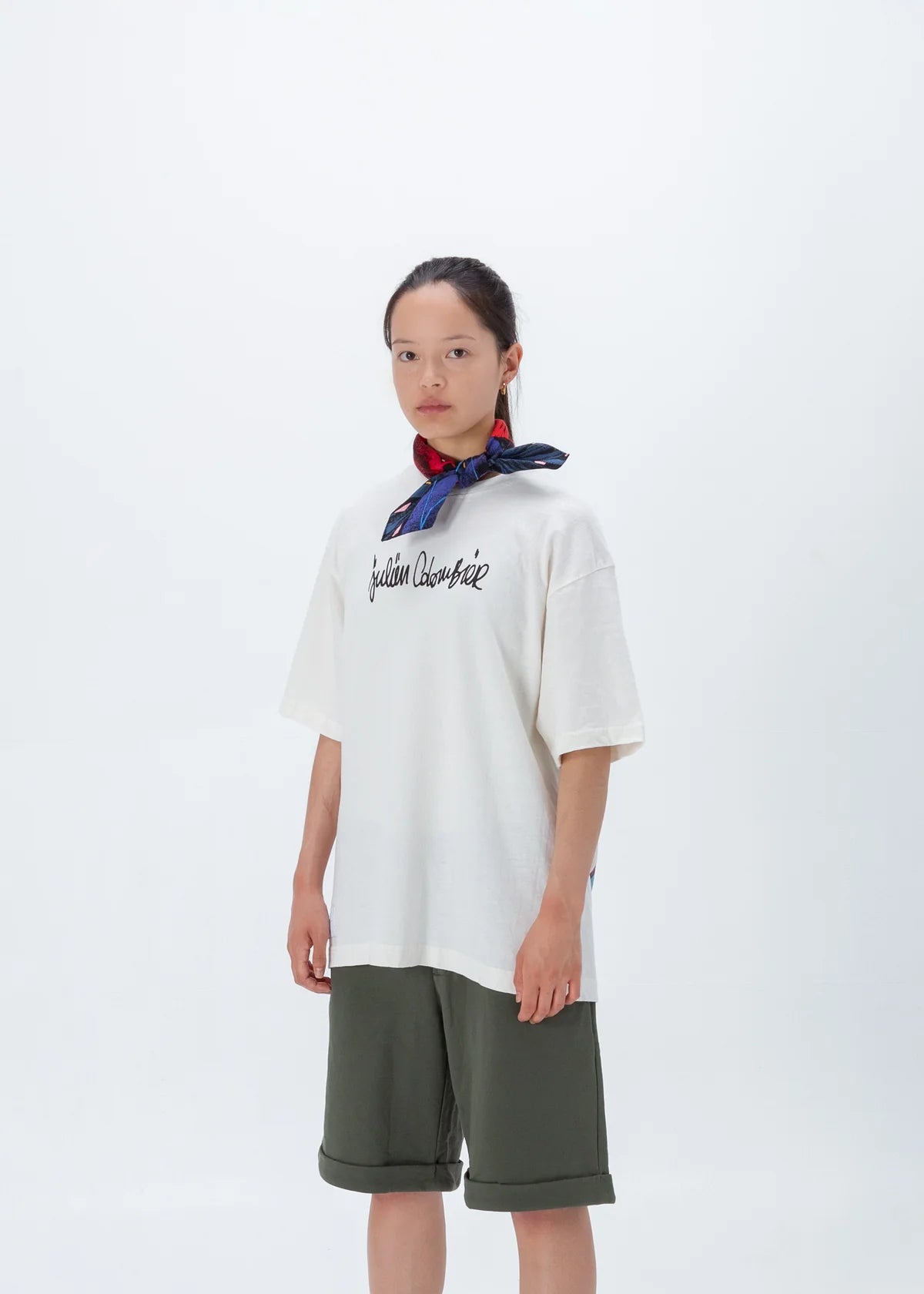 THE INOUE BROTHERS / Organic Cotton and Hemp T-shirt "Pistachio Hana-bi"