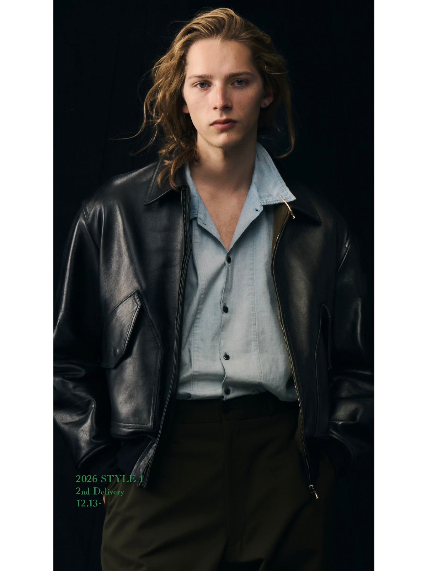 A.PRESSE 26SS Leather CWU-45 Flight Jacket