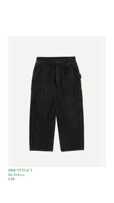 A.PRESSE 26SS Vintage Silk Hemp Painter Pants