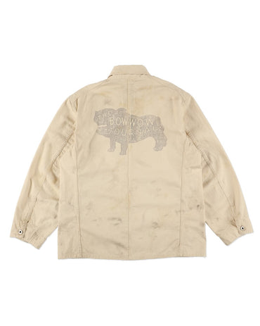 THE BOWWOW JOURNAL CHORE COAT AGED (Artwork by NUTS ART WORKS)