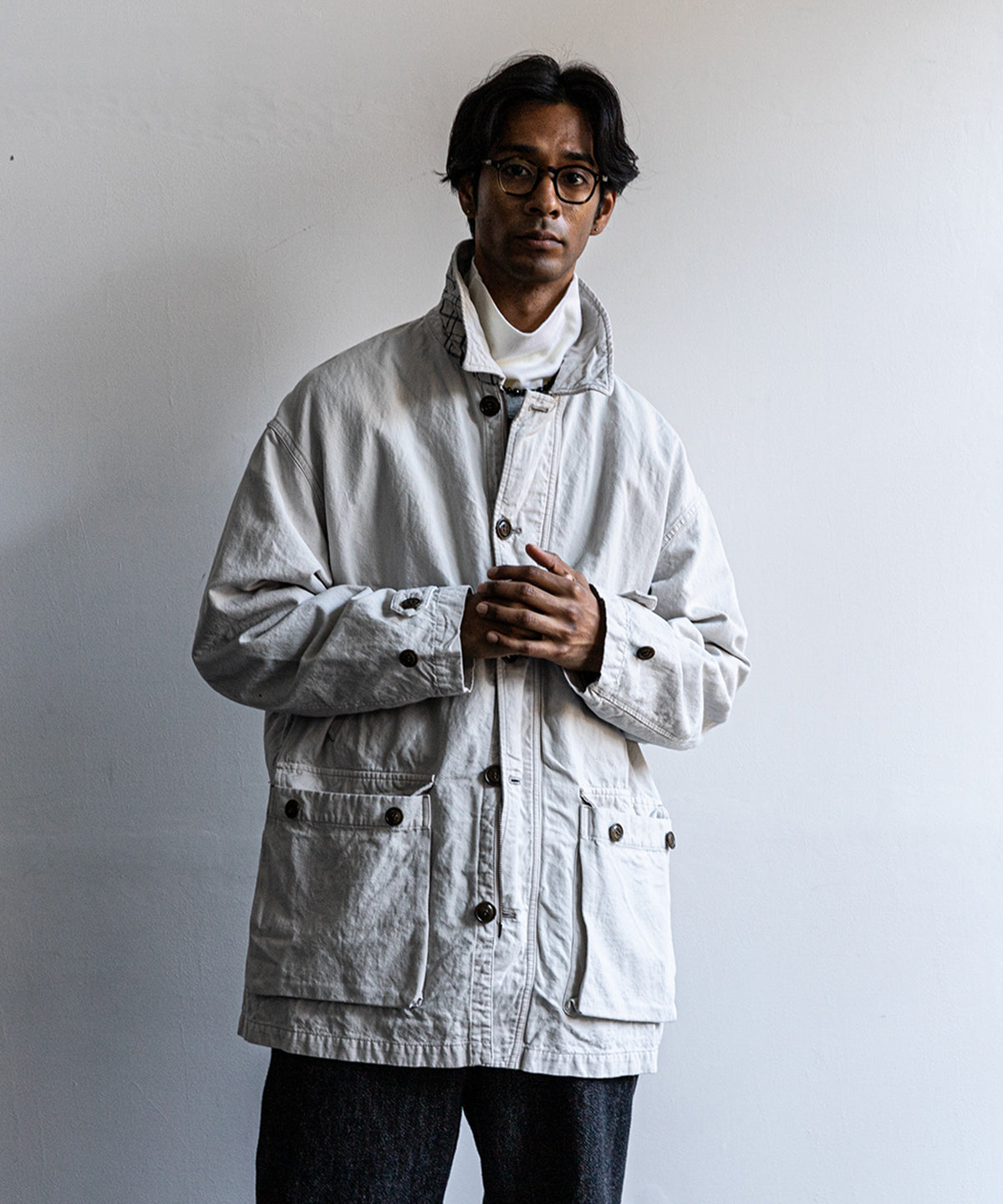 CONFECT / コットンリネンオックス 超撥水 ハンティングジャケット