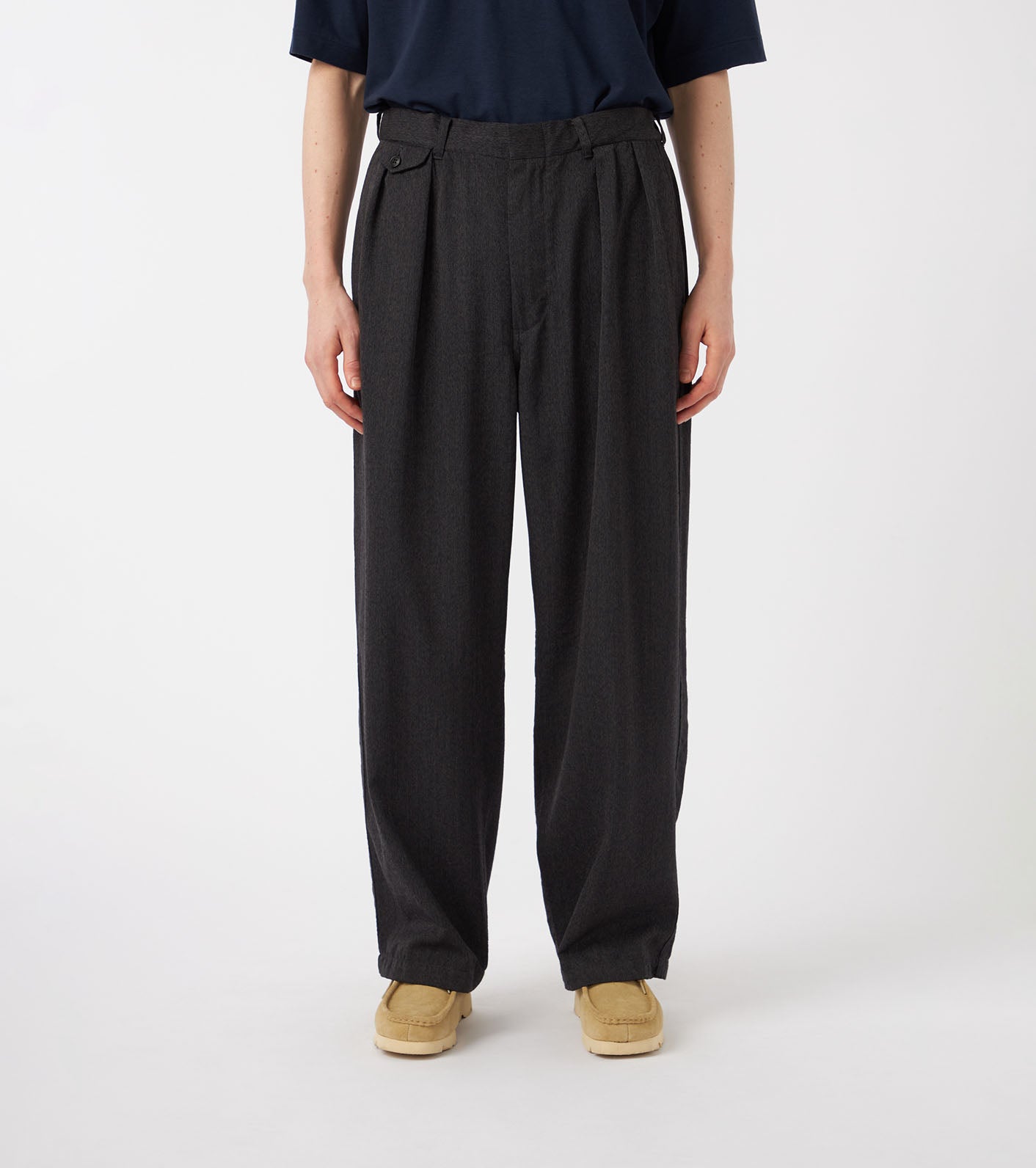 nanamica 25AW Wool Gabardine Pleat Pants