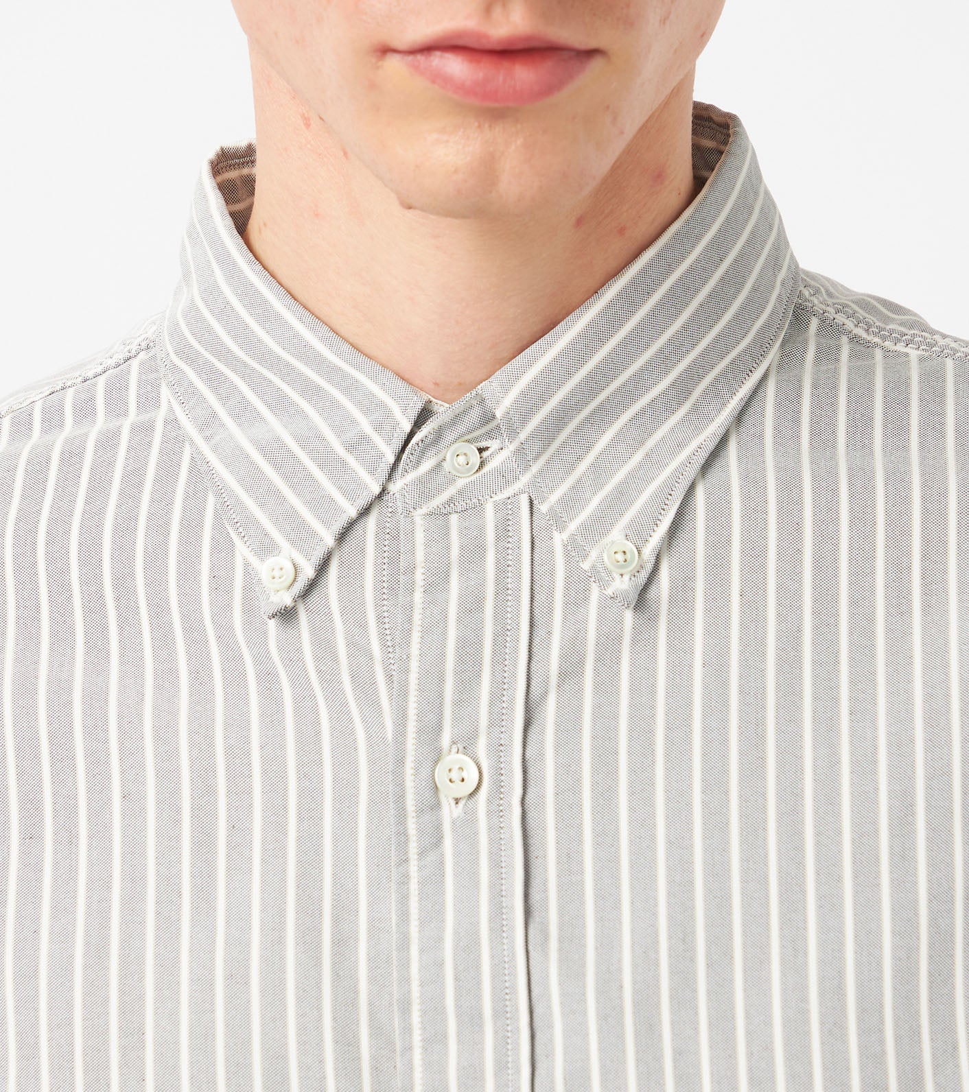 nanamica 25AW Button Down Stripe Wind Shirt