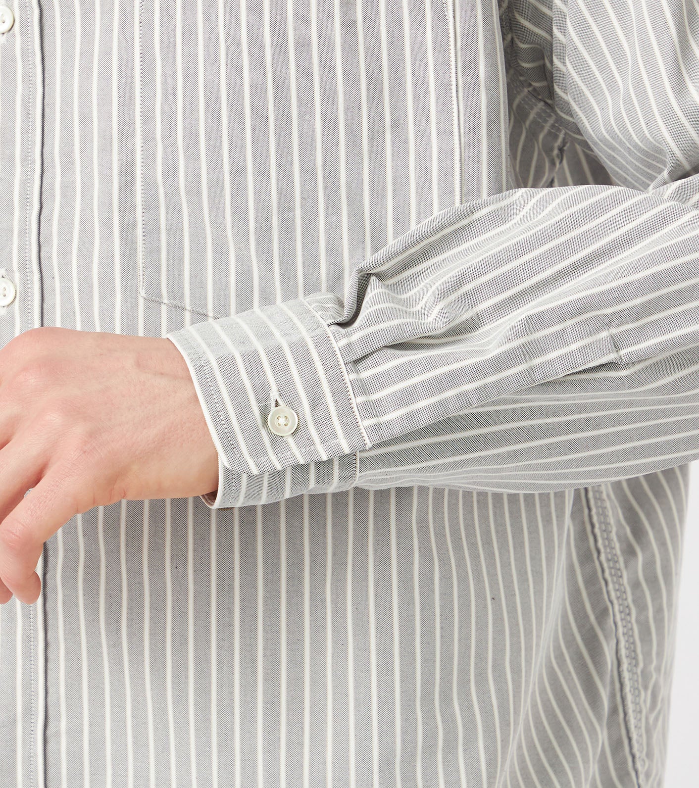 nanamica 25AW Button Down Stripe Wind Shirt