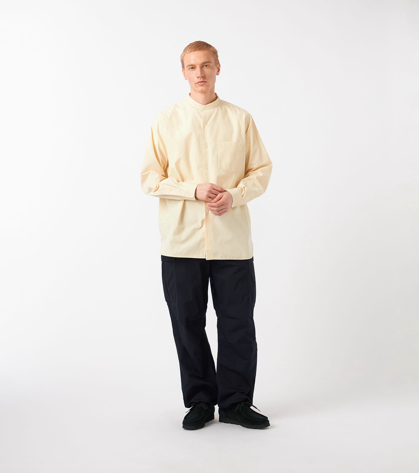 nanamica 25AW Band Collar Wind Shirt