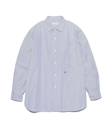nanamica 25AW Regular Collar Stripe Wind Shirt