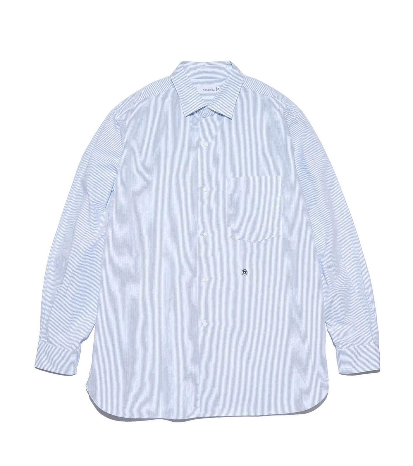 nanamica 25AW Regular Collar Stripe Wind Shirt