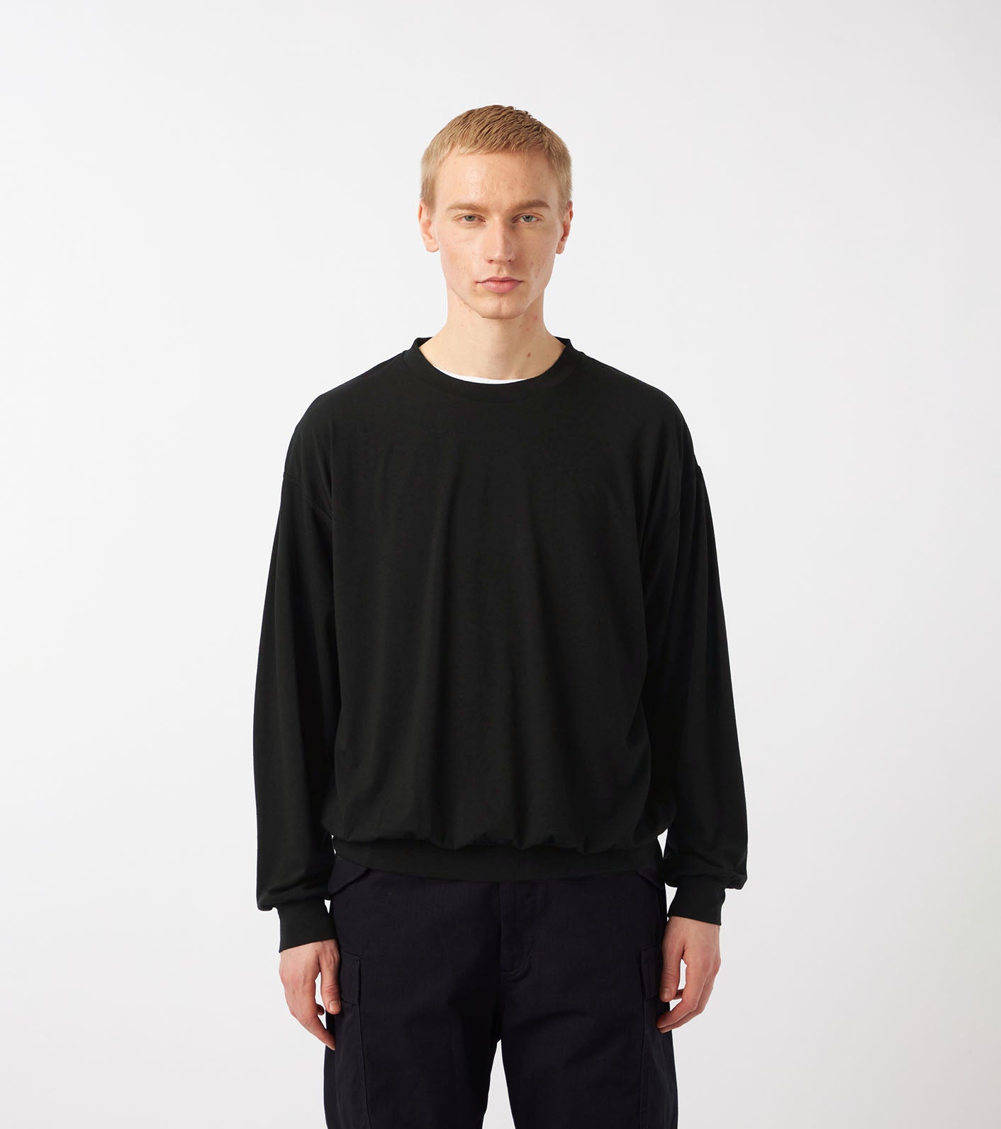 nanamica 25AW Wool Jersey Crew Neck L/S Tee