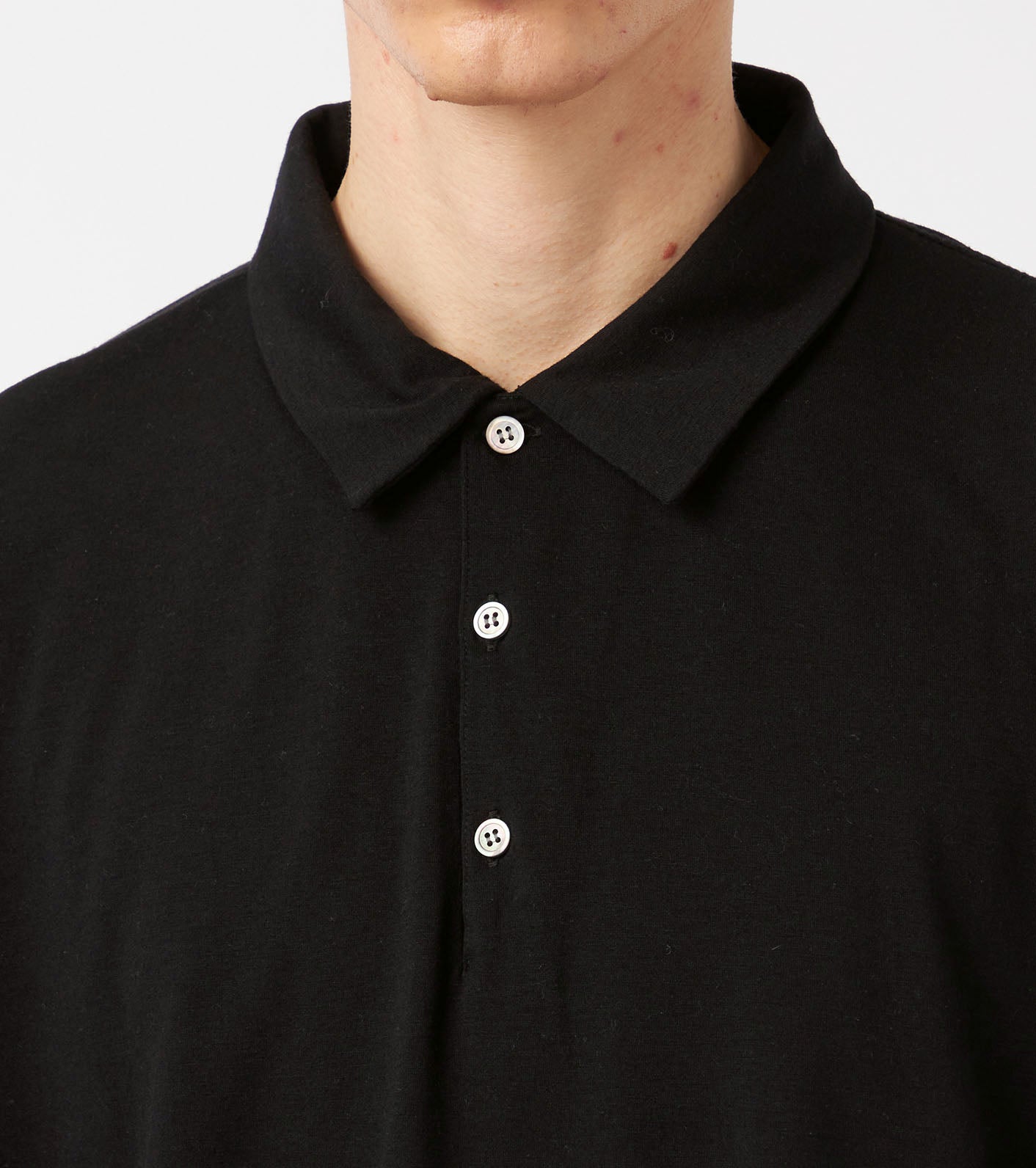nanamica 25AW Wool Jersey L/S Polo