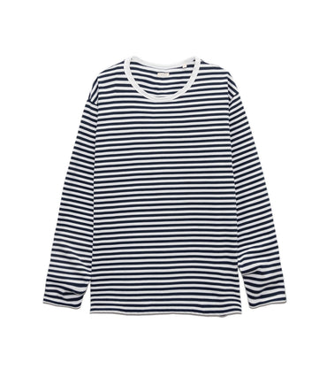 nanamica 25AW COOLMAX Stripe Jersey L/S Tee