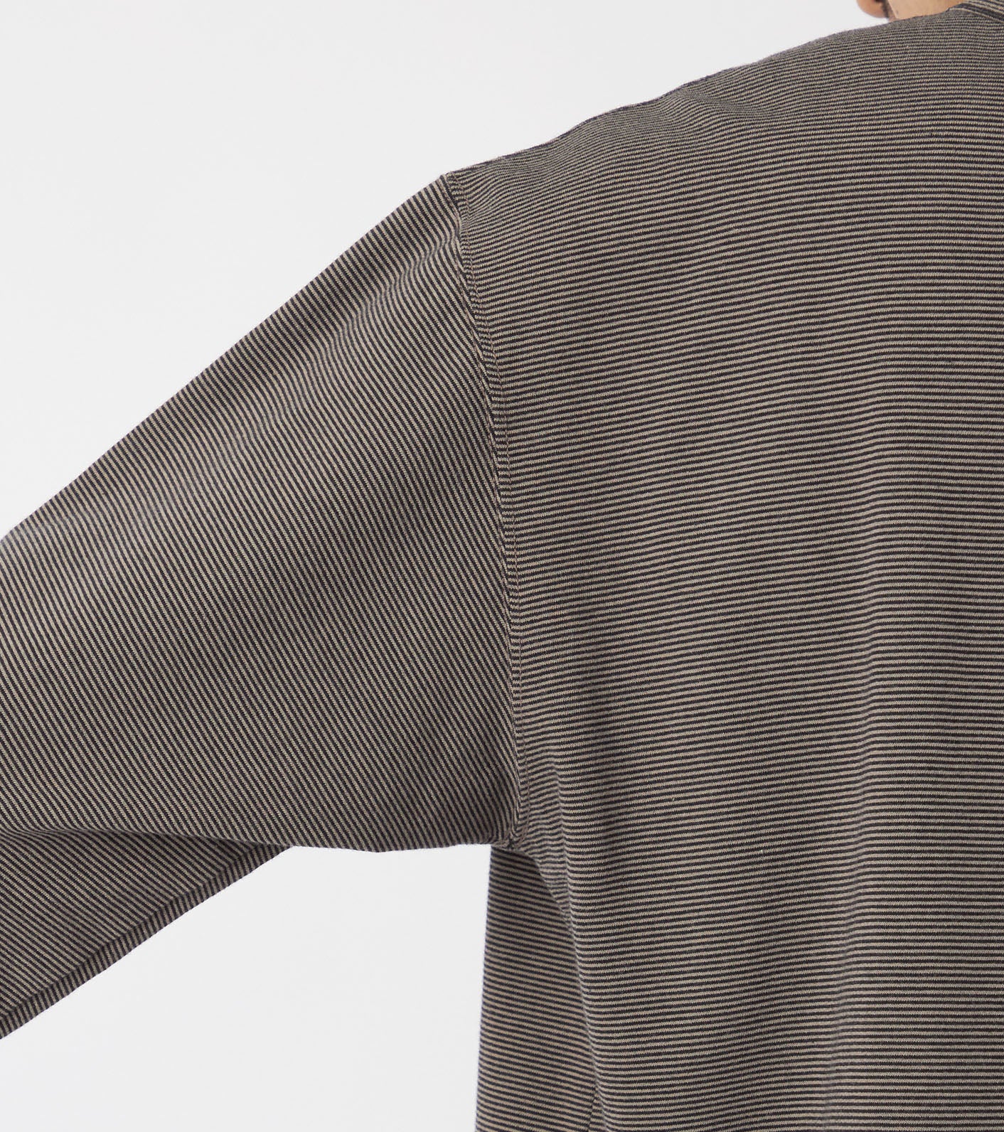 nanamica 25AW Micro Stripe Pocket L/S Tee