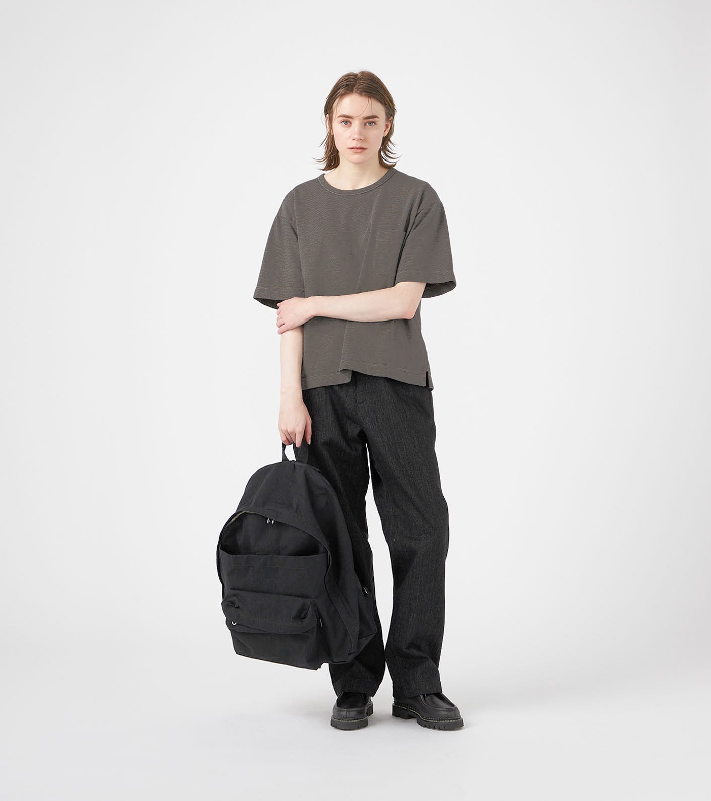 nanamica 25AW Micro Stripe Pocket Tee