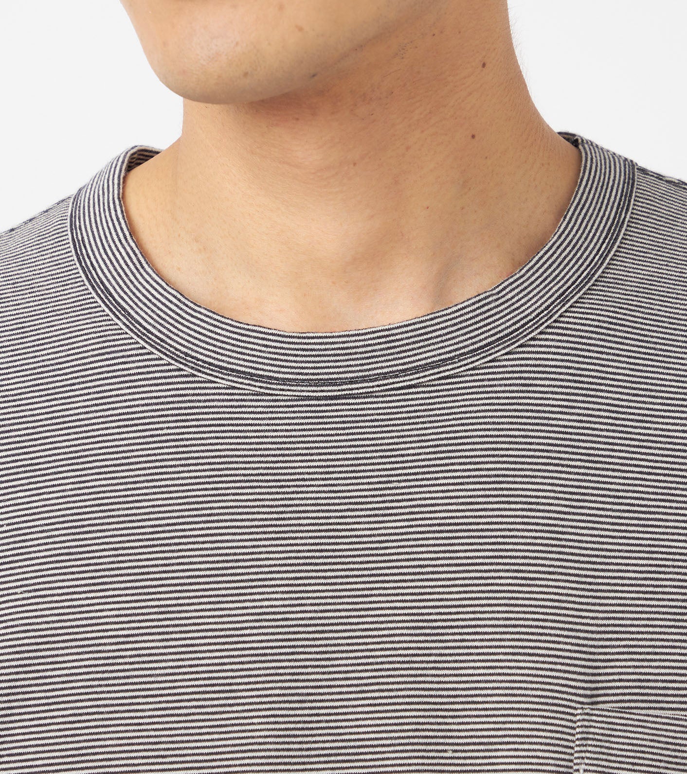 nanamica 25AW Micro Stripe Pocket Tee