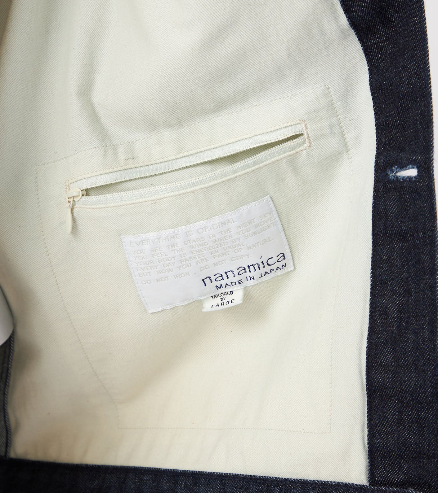 nanamica 25AW Short Denim Jacket