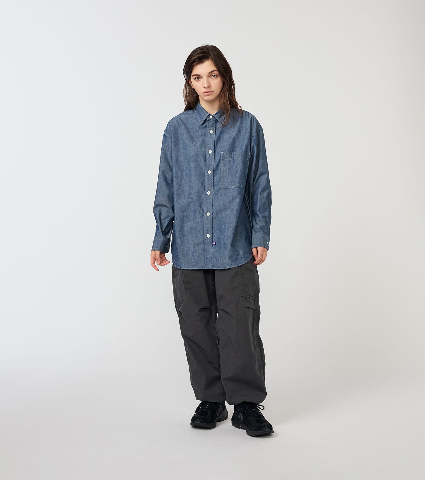 THE NORTH FACE Purple Label 25AW Regular Collar Chambray Field Shirt