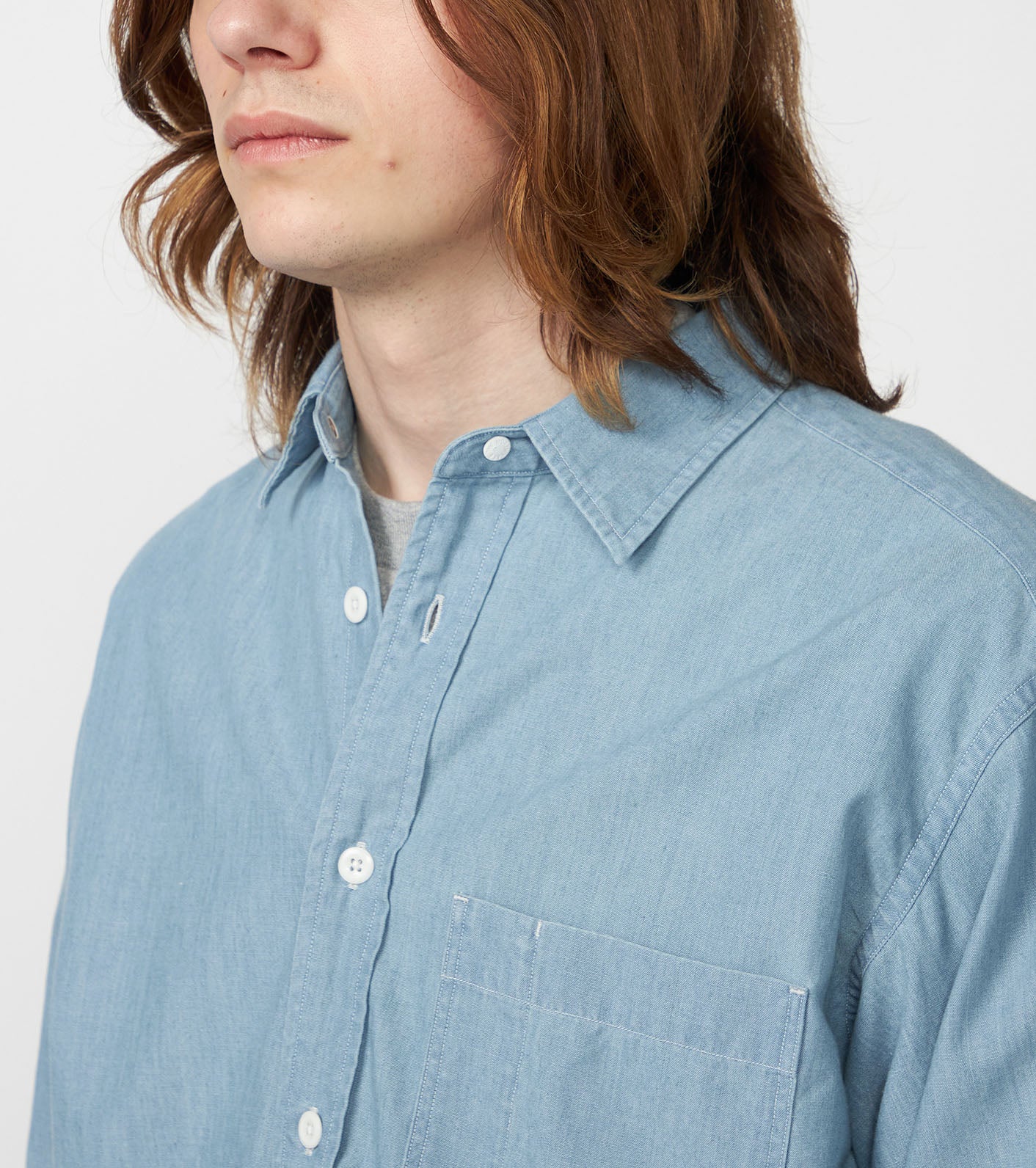 THE NORTH FACE Purple Label 25AW Regular Collar Chambray Field Shirt