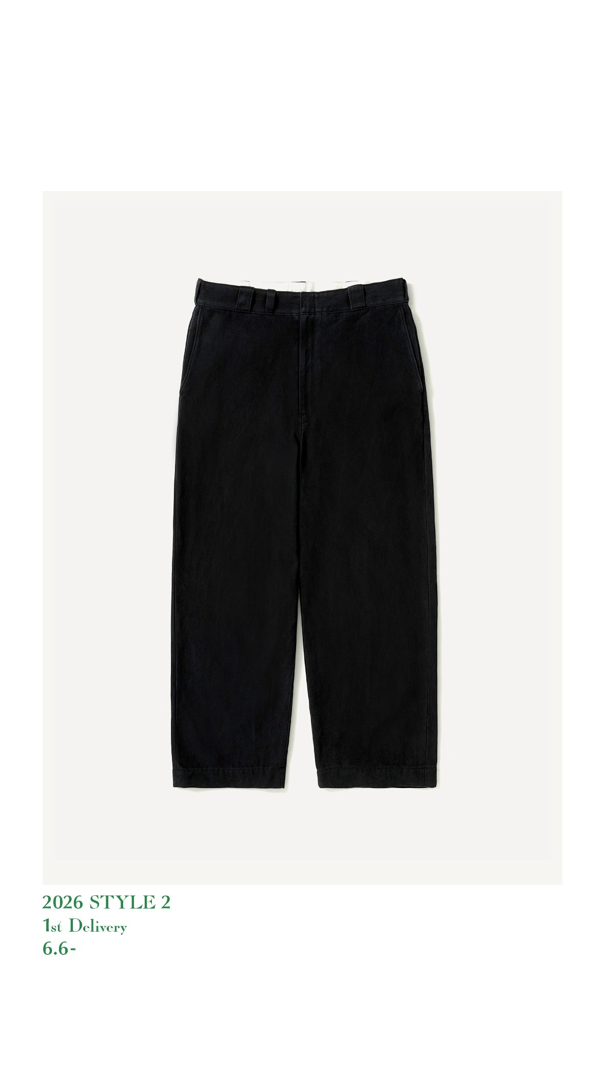 A.PRESSE 26AW Vintage Silk Cotton Work Pants