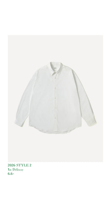 A.PRESSE 26AW Regular Collar Shirt