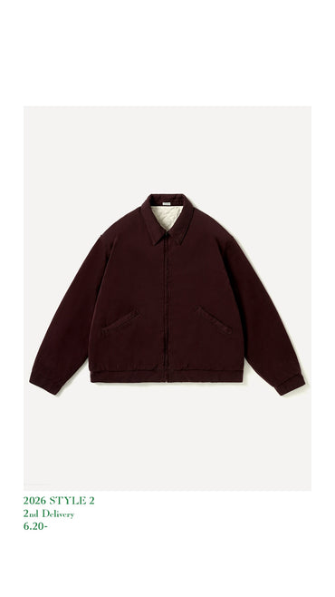 A.PRESSE 26AW Washed Silk Rayon Gabardine Jacket