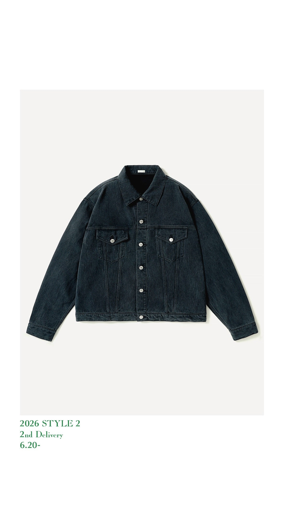 A.PRESSE 26AW Washed Silk Cotton Pique 3rd Type Jacket