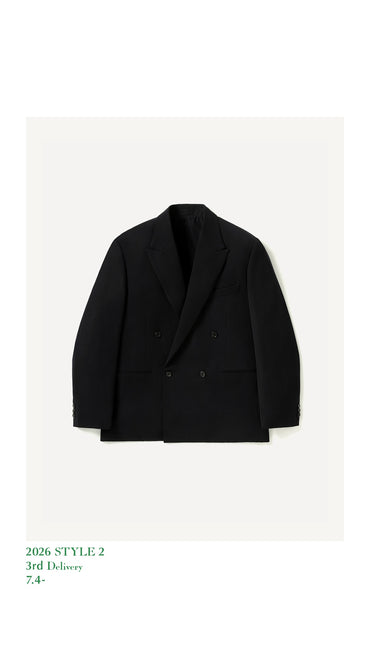 A.PRESSE 26AW Wool Double Breasted Jacket