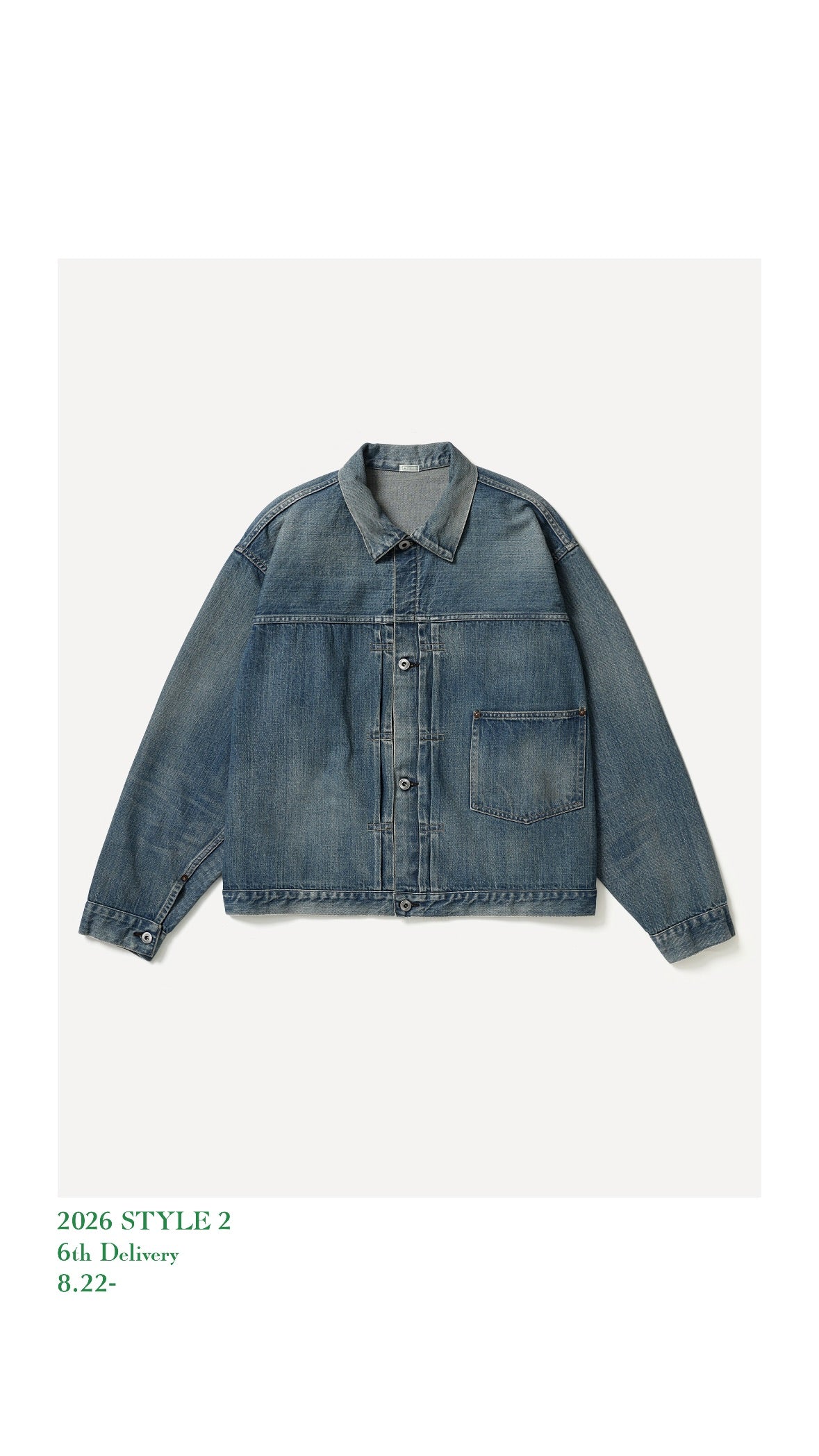 A.PRESSE 26AW No.213 Denim Jacket