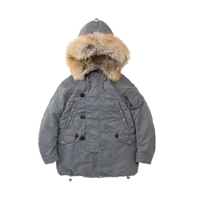 VISVIM 果てしなき VALDEZ COAT GREY ビズビム ファー コート