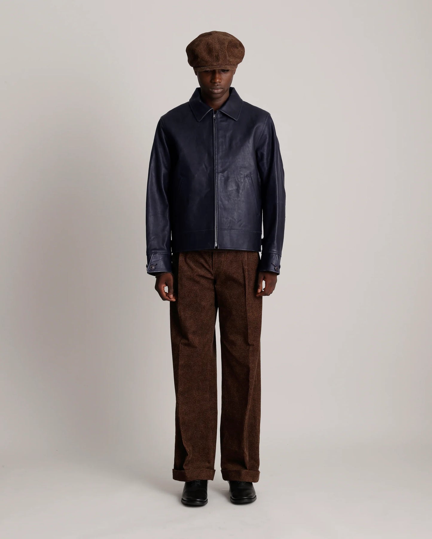 T.T 25AW COSSACK LEATHER JACKET
