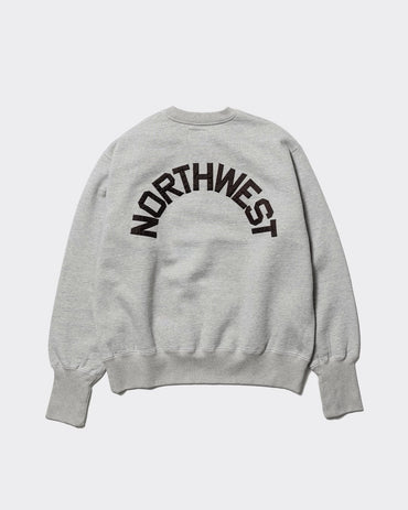 Unlikely 26AW Simple Sweat Crew "NORTH WEST"
