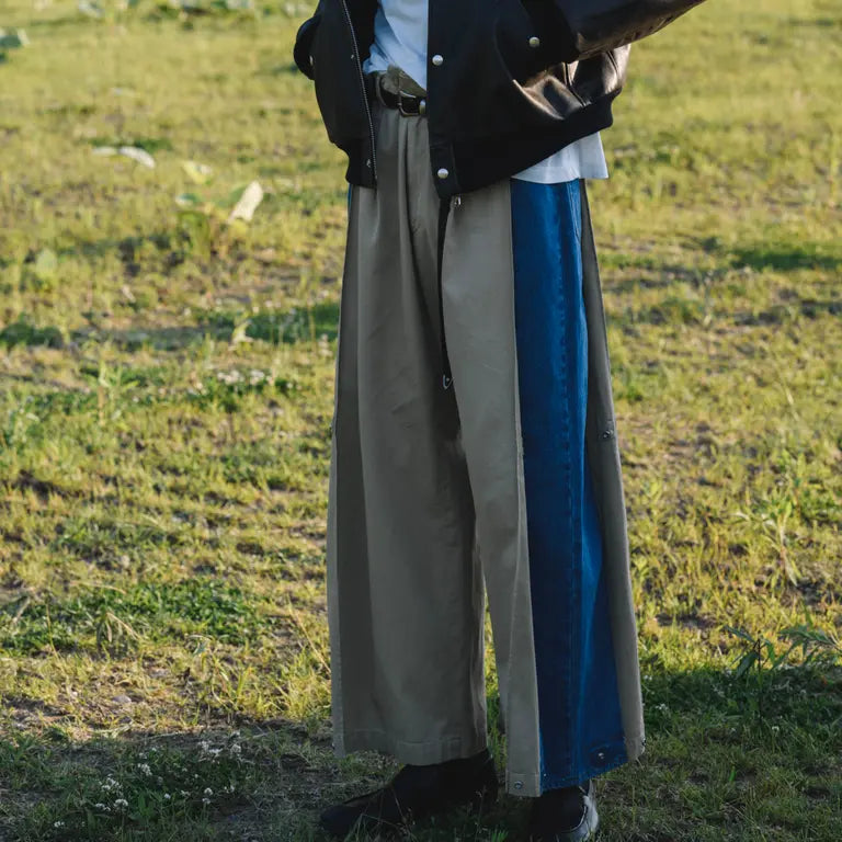 YOKE 26SS Connected Chino & Denim Pants