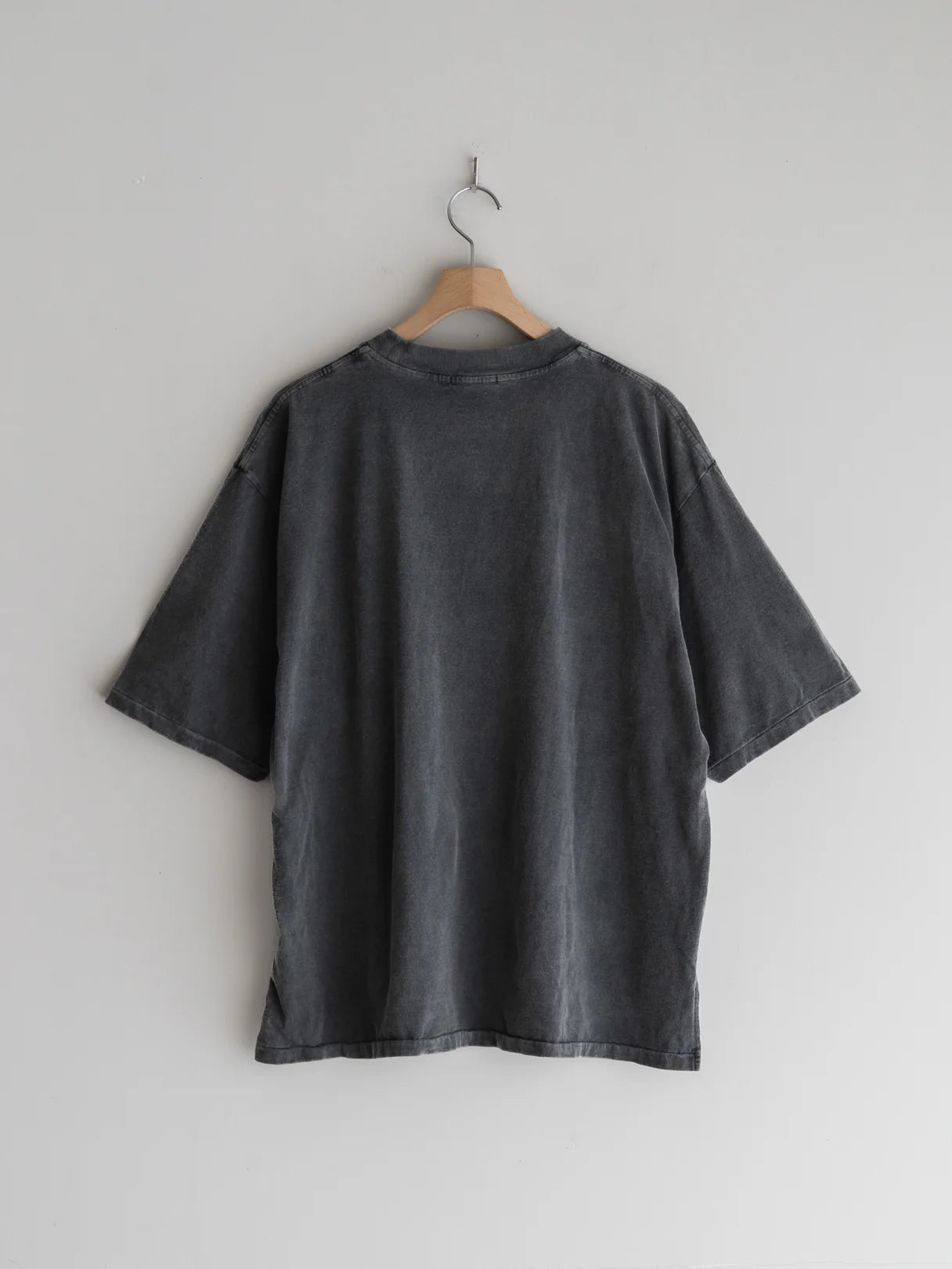 INTERIM 25SS HYPER BIG VINTAGE FADE BLACK T-SHIRT