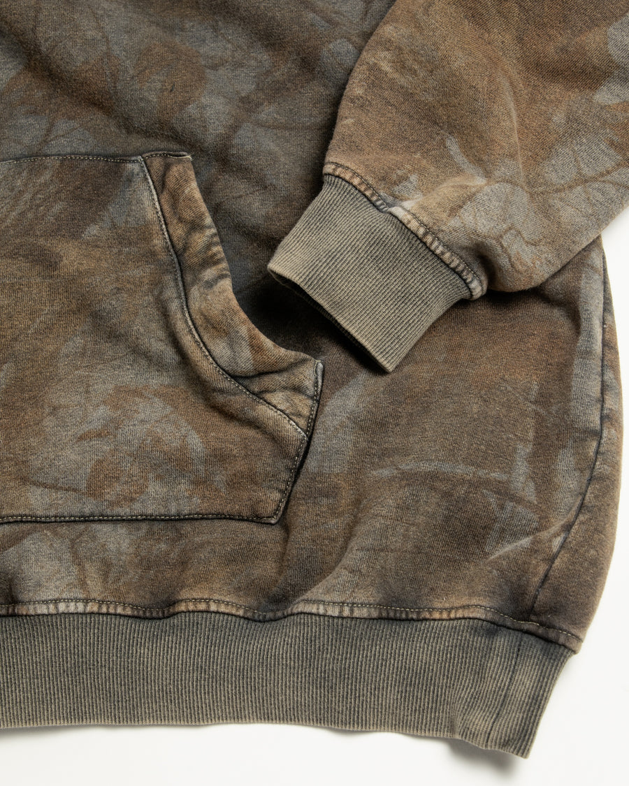 ANACHRONORM / AN375-B SULFUR DYED REALTREE HALF ZIP SWEAT