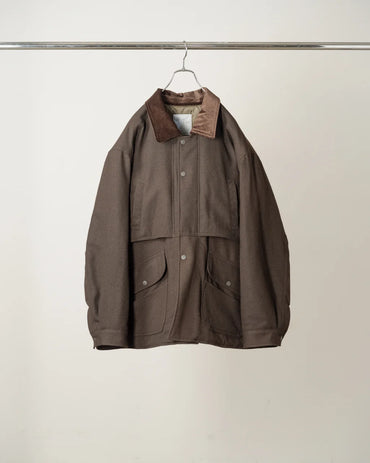 ANCELLM 26AW WOOL HALF JACKET