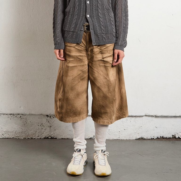 NVRFRGT 25SS 3D Twisted Jorts