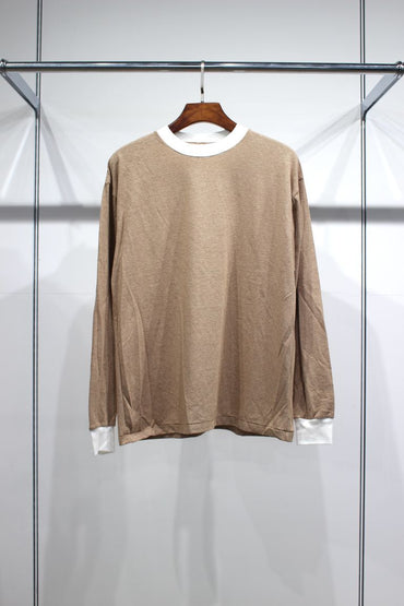 INTERIM 25SS COTTON HEMP BORDER L/S TEE