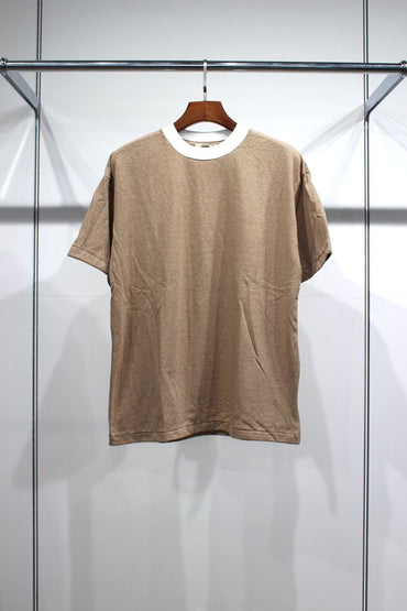 INTERIM 25SS COTTON HEMP BORDER TEE