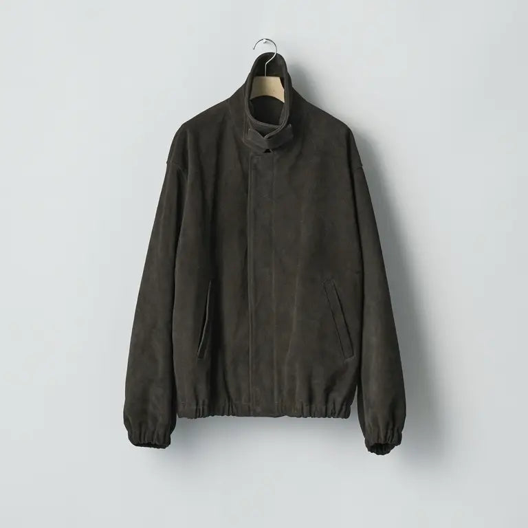 ssstein 25AW Cow Suede Zip Short Jacket