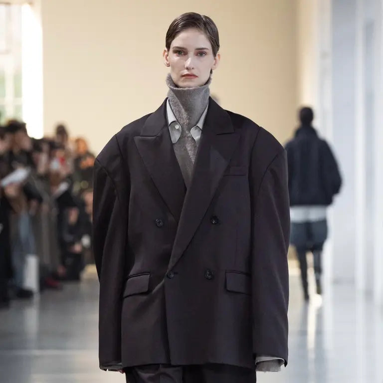 ssstein 25AW Deformed Shoulder Double Breasted Jacket