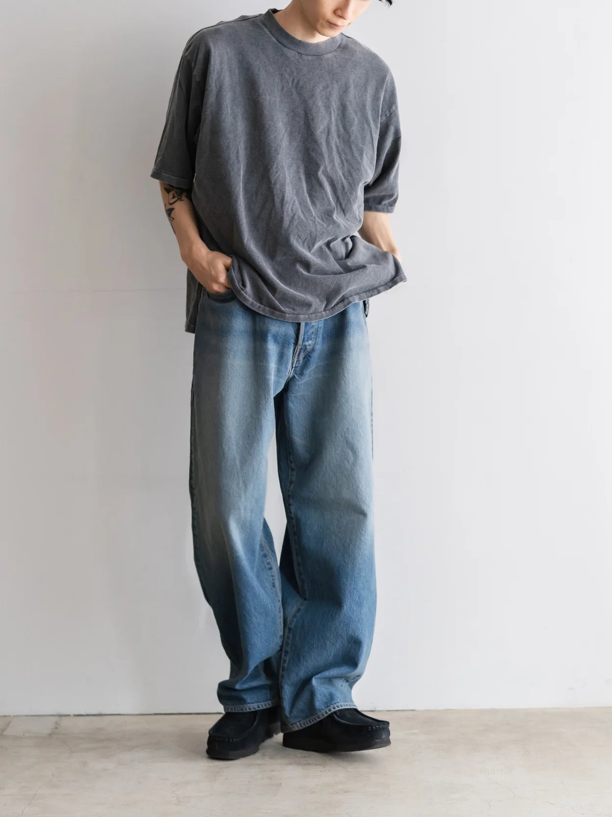 blurhmsROOTSTOCK 25SS 13.5oz Denim Pants Wide