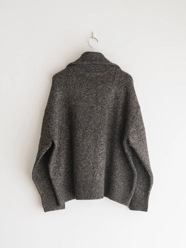 SEEALL 25AW ZIP PULL SWEATER