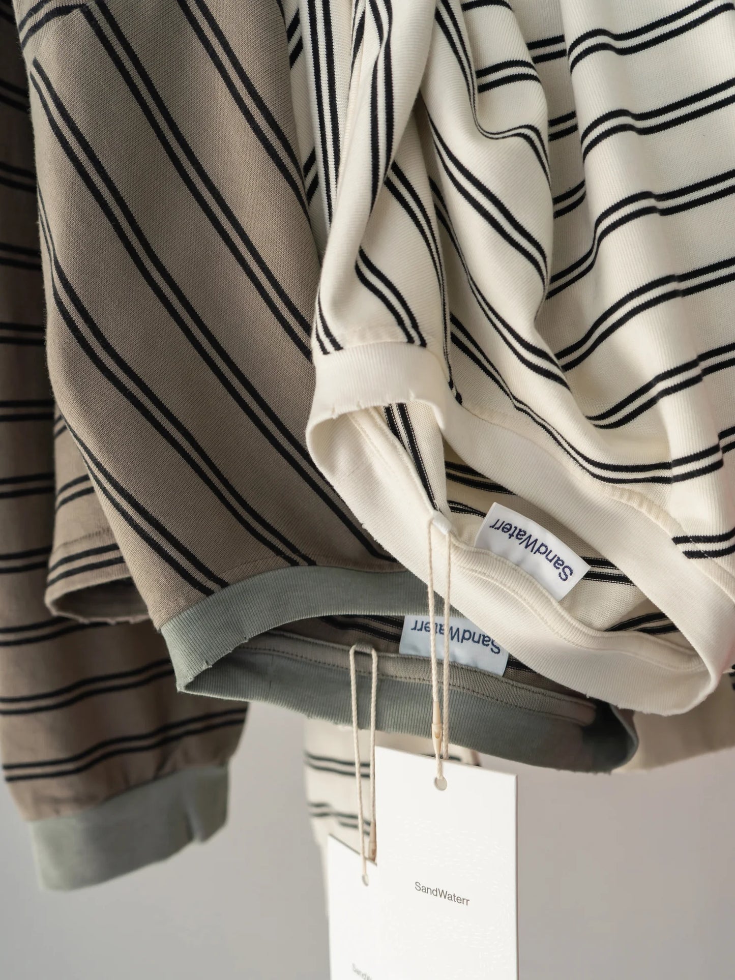 SandWaterr 25AW RESEARCHED TEE LS / COTTON BORDER JERSEY