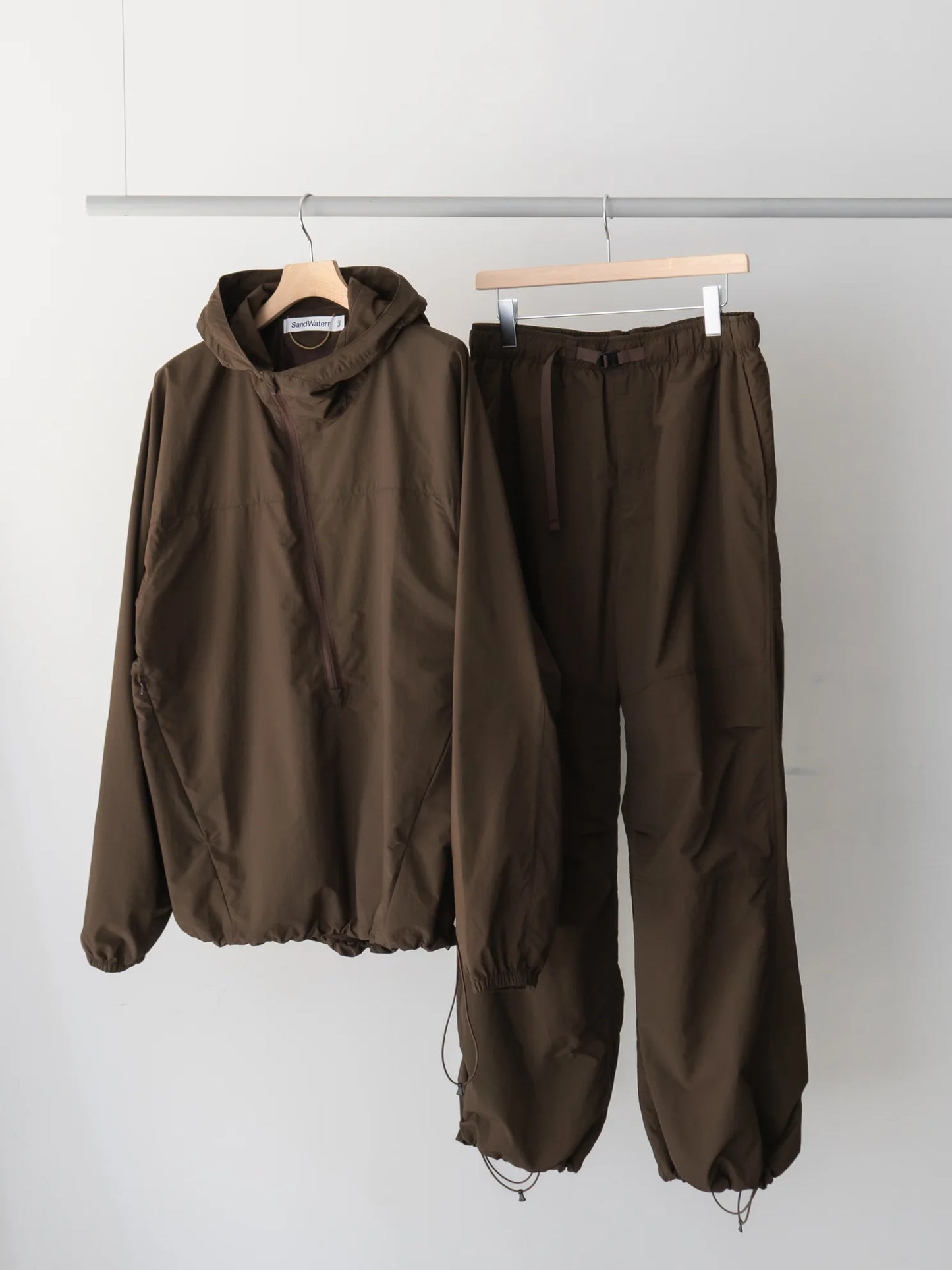 SandWaterr 25AW ORGANIZED HOODED PULLOVER / RIPSTOP NYLON